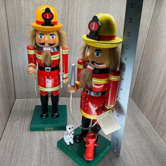 Limited Edition 2009 & 2010 Firefighter Nutcracker Collection Bundle Multicolor - Picture 14 of 16